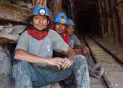 Die Gold-Minenorganisation MACDESA in Peru